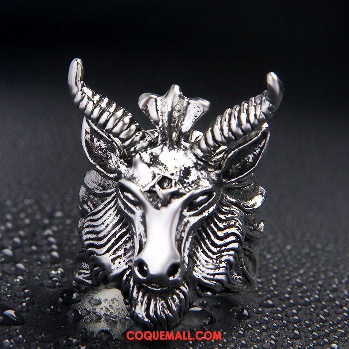 Bijoux En Argent Homme Tendance Créatif Lumineux, Bijoux En Argent Dragon Bleu