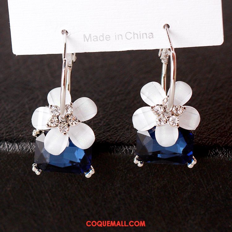 Boucles D'oreilles Femme Accessoires All-match Réseau, Boucles D'oreilles Personnalité Simple