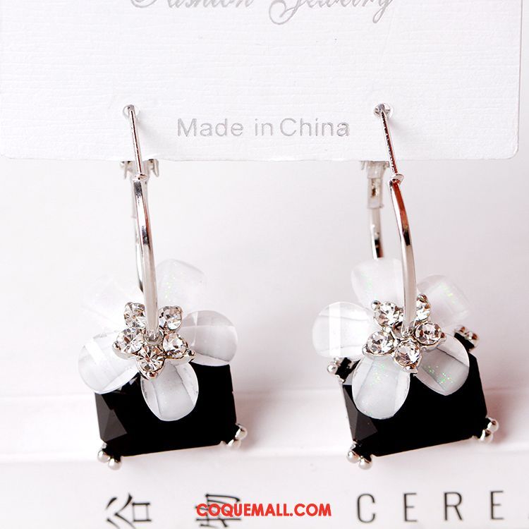 Boucles D'oreilles Femme Accessoires All-match Réseau, Boucles D'oreilles Personnalité Simple