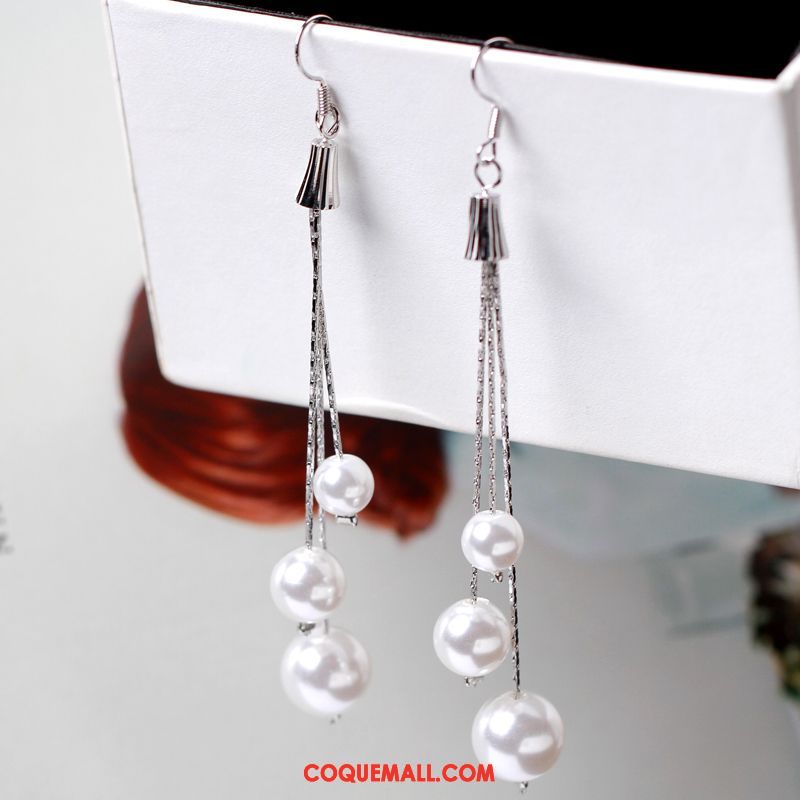 Boucles D'oreilles Femme Accessoires All-match Réseau, Boucles D'oreilles Personnalité Simple