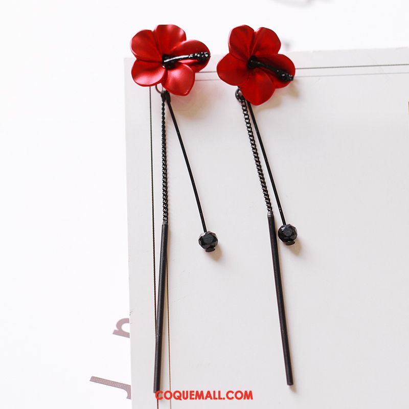 Boucles D'oreilles Femme Accessoires All-match Réseau, Boucles D'oreilles Personnalité Simple