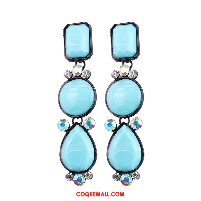 Boucles D'oreilles Femme Accessoires Rétro Réseau, Boucles D'oreilles Multicolore Personnalité