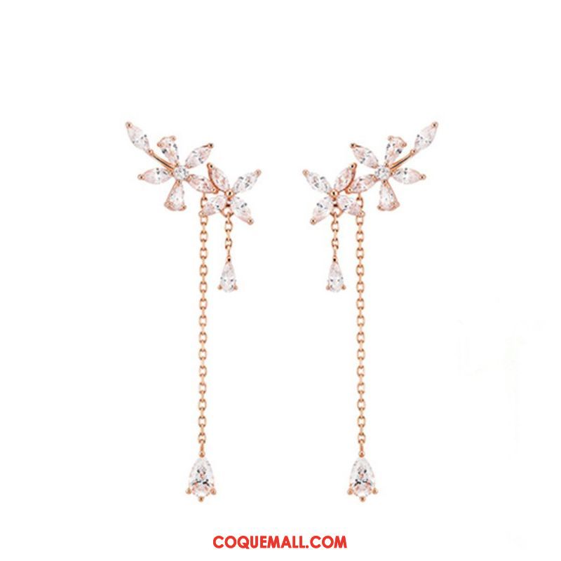 Boucles D'oreilles Femme Argenté Célébrité Tassel, Boucles D'oreilles Gold