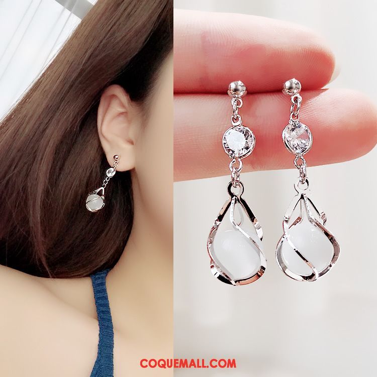 Boucles D'oreilles Femme Longue Section Simple All-match, Boucles D'oreilles Tendance Tassel Gold