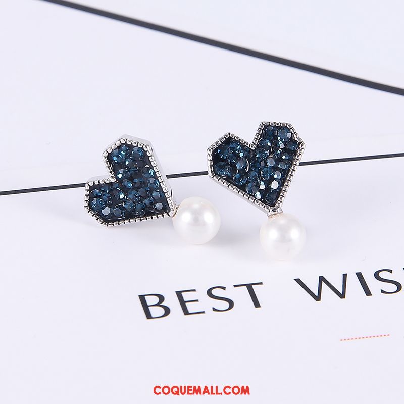 Boucles D'oreilles Femme Personnalité Perle All-match, Boucles D'oreilles Amour Simple