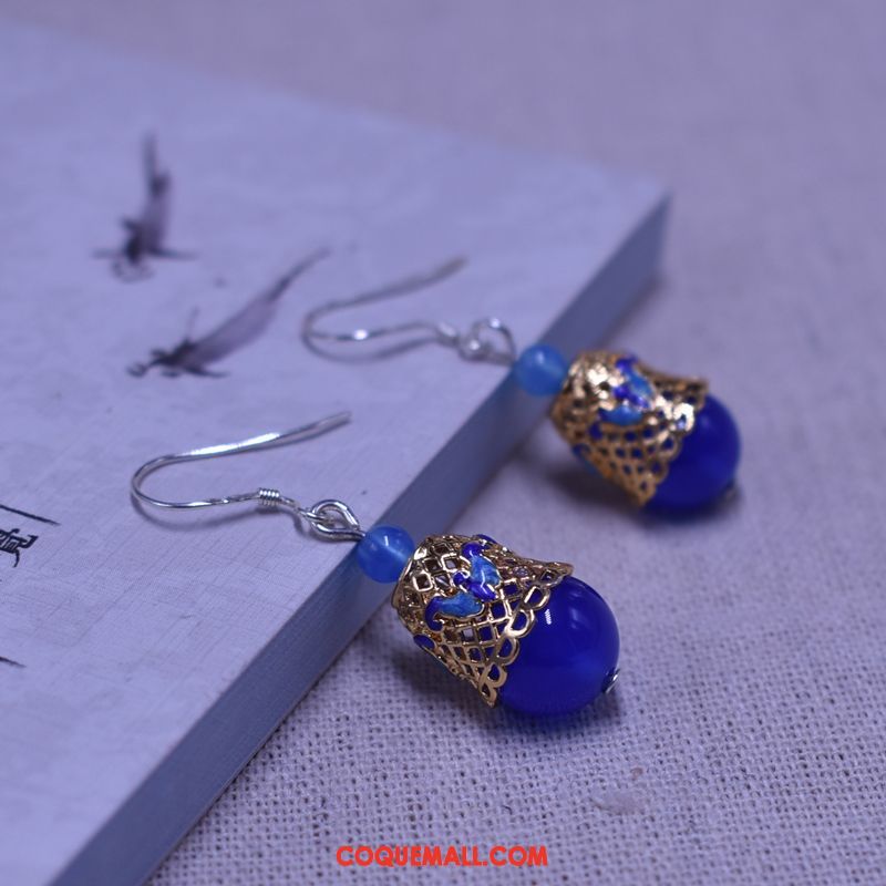 Boucles D'oreilles Femme Pure Atmosphère Accessoires, Boucles D'oreilles Creux Mode Blau