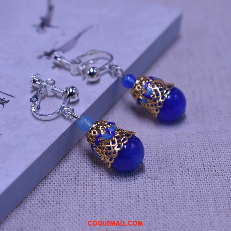 Boucles D'oreilles Femme Pure Atmosphère Accessoires, Boucles D'oreilles Creux Mode Blau