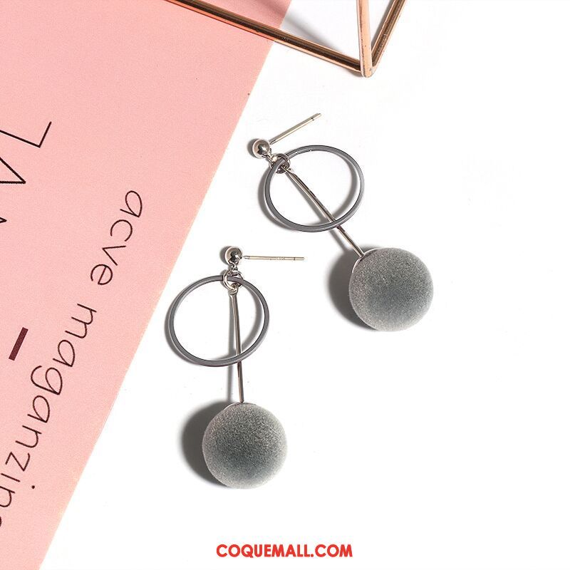 Boucles D'oreilles Femme Tempérament Mode Rouge, Boucles D'oreilles Simple Nouveau