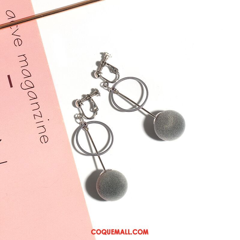 Boucles D'oreilles Femme Tempérament Mode Rouge, Boucles D'oreilles Simple Nouveau