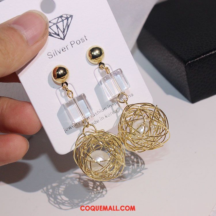 Boucles D'oreilles Femme Tempérament Pierres De Strass Europe, Boucles D'oreilles Rétro Dames