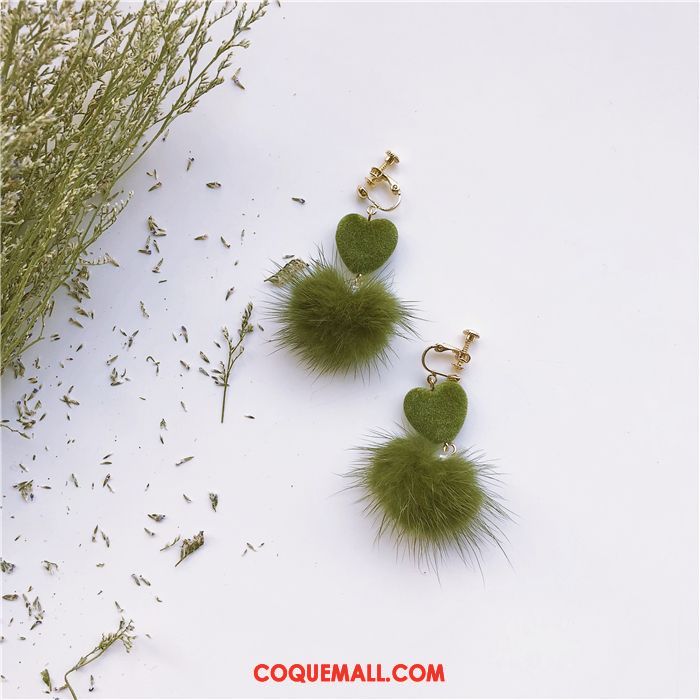 Boucles D'oreilles Femme Vert Original Tempérament, Boucles D'oreilles Sexy