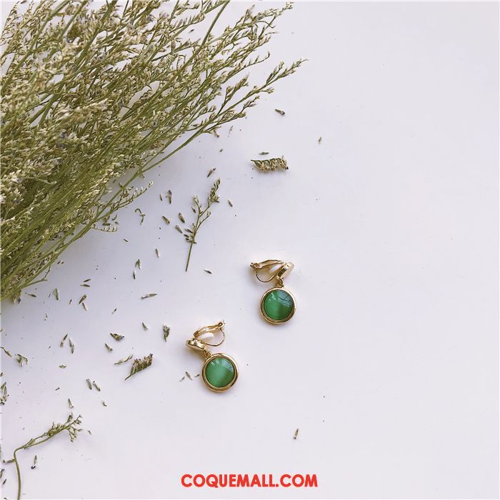 Boucles D'oreilles Femme Vert Original Tempérament, Boucles D'oreilles Sexy