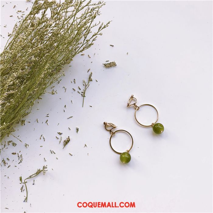 Boucles D'oreilles Femme Vert Original Tempérament, Boucles D'oreilles Sexy