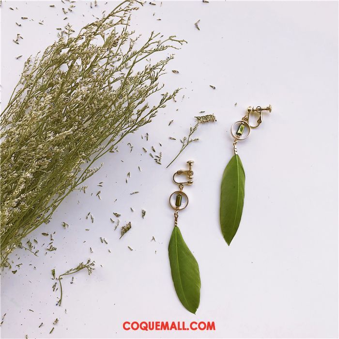 Boucles D'oreilles Femme Vert Original Tempérament, Boucles D'oreilles Sexy