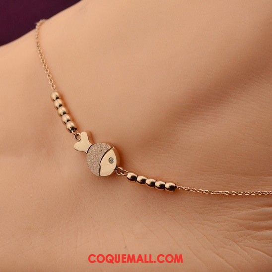 Bracelet De Cheville Femme Mode Modèles Féminins Étudiant, Bracelet De Cheville Simple Rose Gold