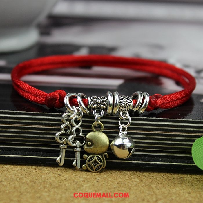 Bracelet De Cheville Femme Modèles Féminins Rouge Mode, Bracelet De Cheville Homme Argenté