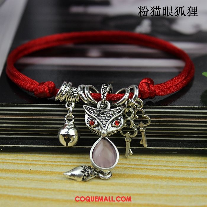 Bracelet De Cheville Femme Modèles Féminins Rouge Mode, Bracelet De Cheville Homme Argenté