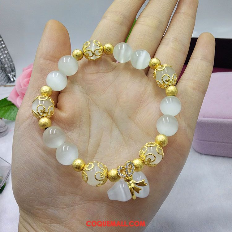 Bracelets Femme Bracelet Cristal Poudre, Bracelets Gold Sandfarben