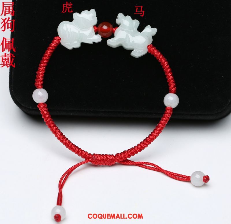 Bracelets Femme Bracelet Rouge Dragon, Bracelets