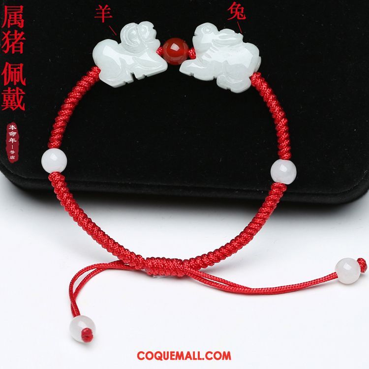 Bracelets Femme Bracelet Rouge Dragon, Bracelets