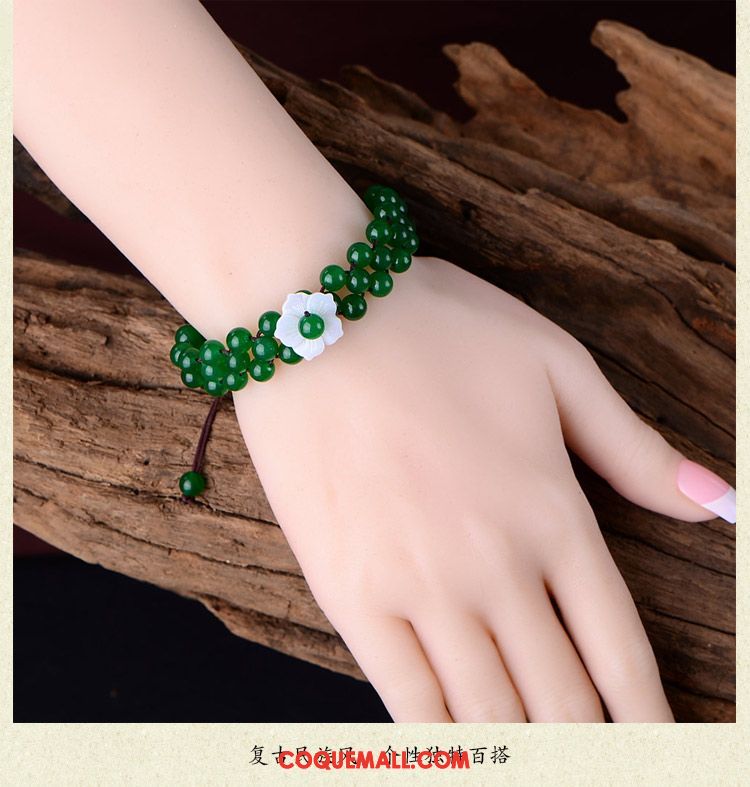 Bracelets Femme Bracelet Vert Frais, Bracelets Personnalité All-match