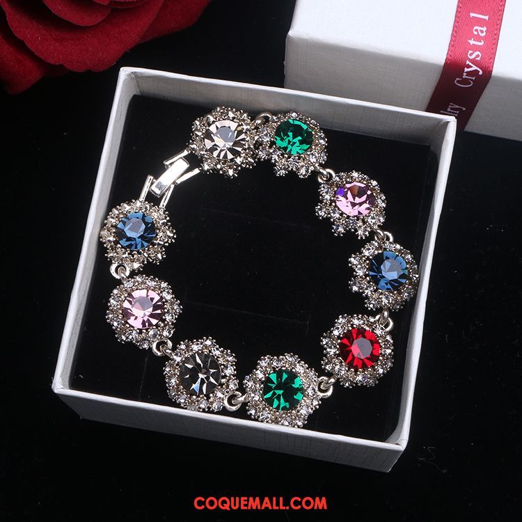 Bracelets Femme Cadeau Pierres De Strass Bracelet, Bracelets Mode Cristal