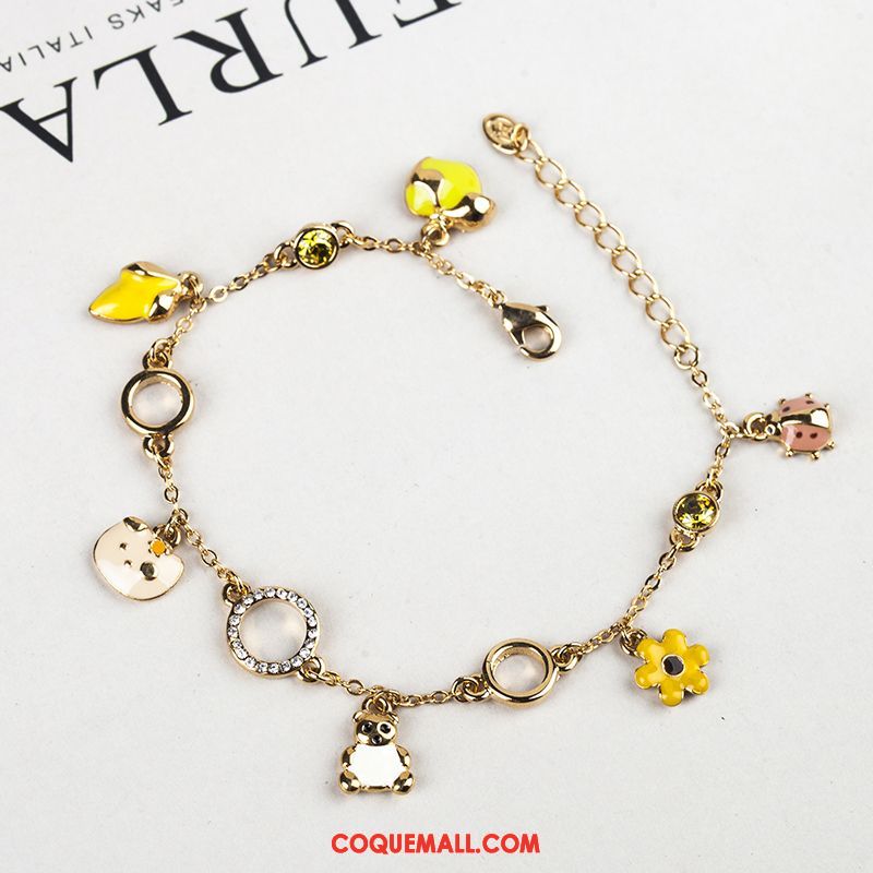 Bracelets Femme Cristal Cadeau Étudiant, Bracelets Accessoires Simple