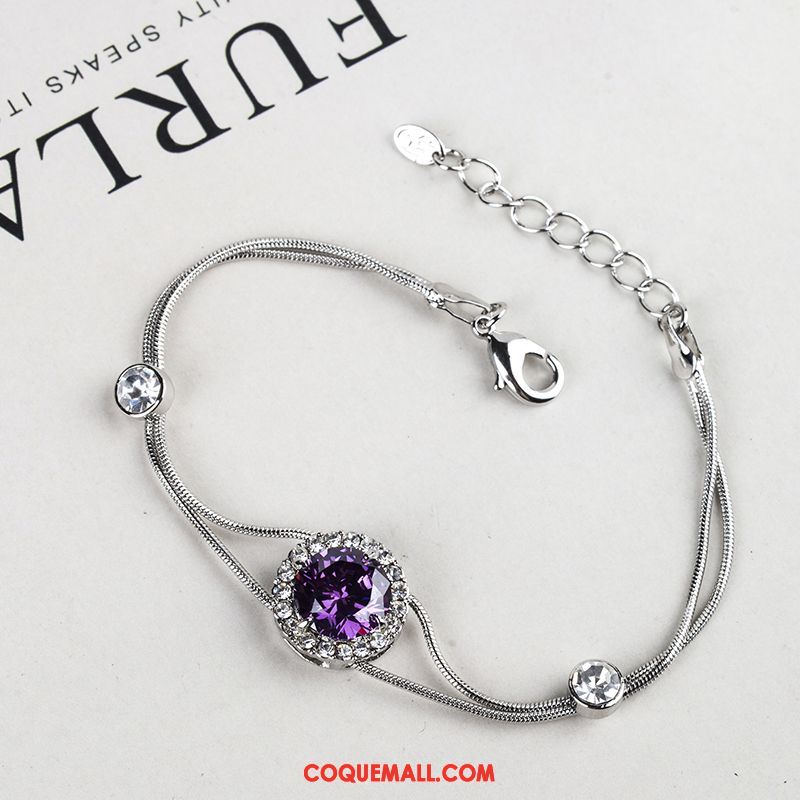 Bracelets Femme Cristal Cadeau Étudiant, Bracelets Accessoires Simple