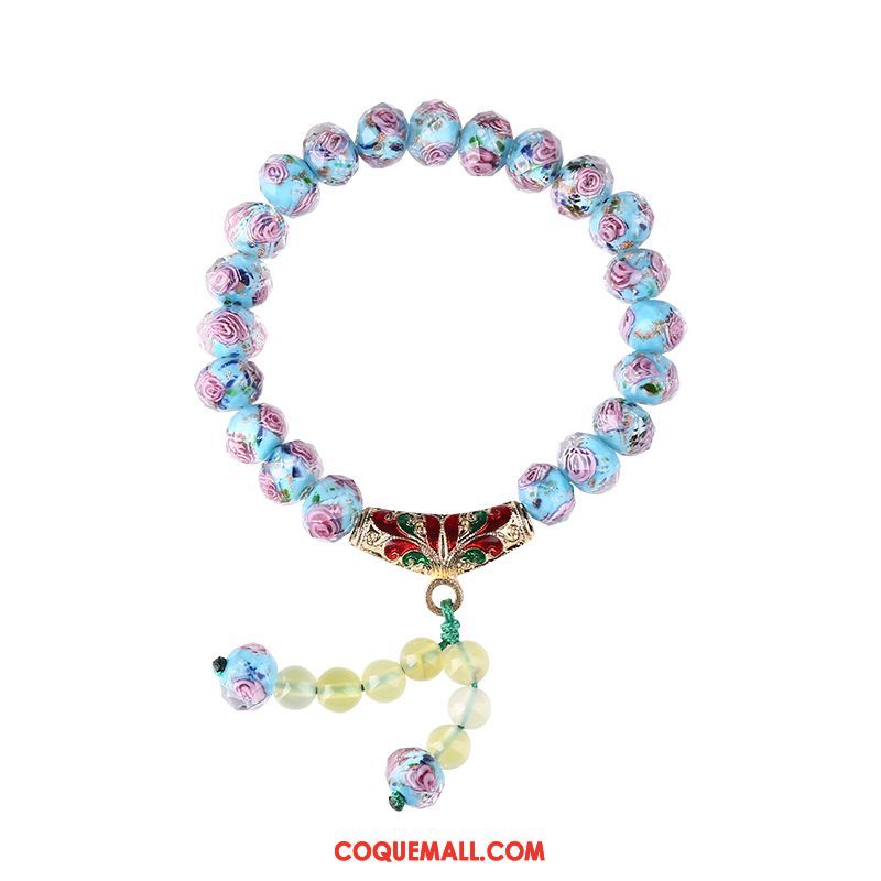 Bracelets Femme Fleur Cadeau Coloré, Bracelets Mode Bracelet