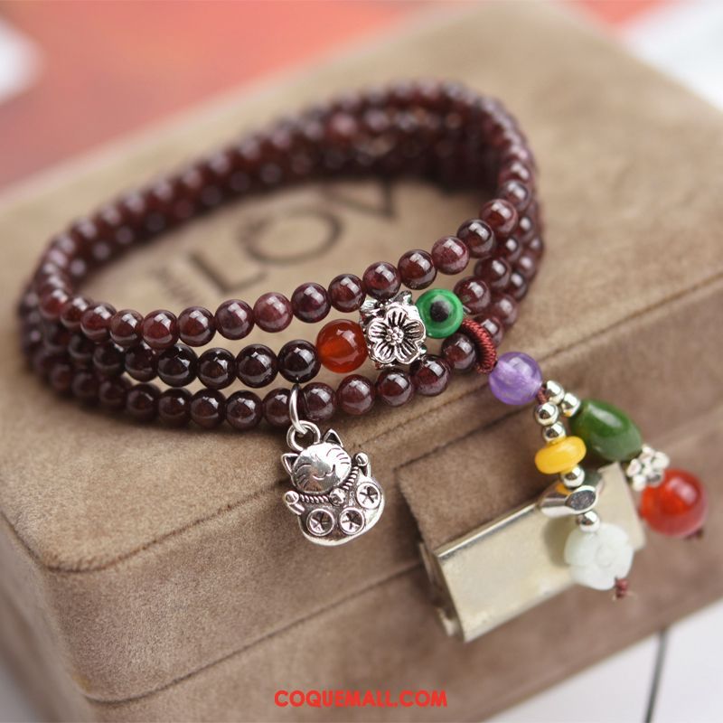 Bracelets Femme Multicouche Cristal Bracelet, Bracelets Folk-custom Rétro