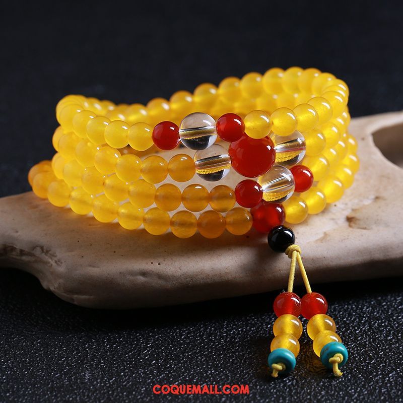 Bracelets Femme Naturel Cristal Accessoires, Bracelets Bracelet Jaune