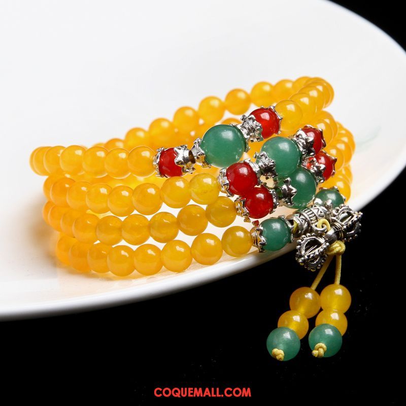 Bracelets Femme Naturel Cristal Accessoires, Bracelets Bracelet Jaune