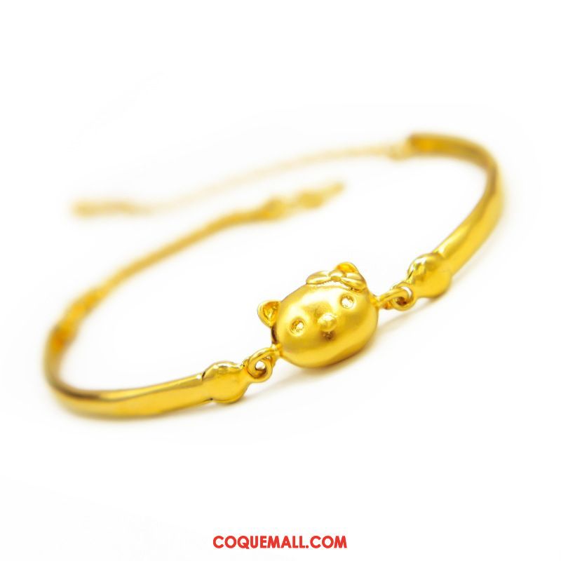 Bracelets Femme Petit Bracelet Jaune, Bracelets Gold Sandfarben