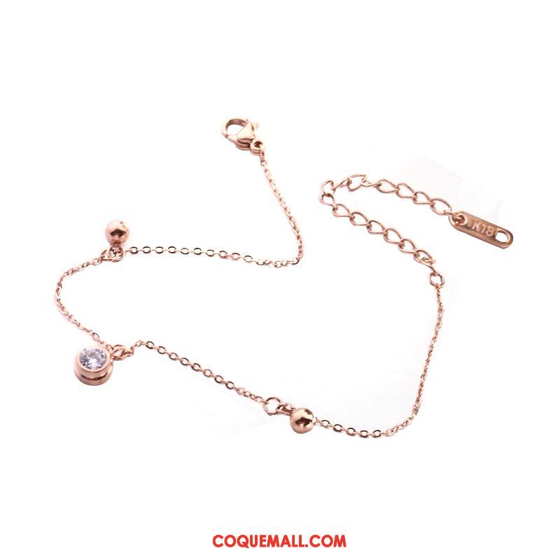 Bracelets Femme Rose Simple Tempérament, Bracelets Papillon Frais Gold