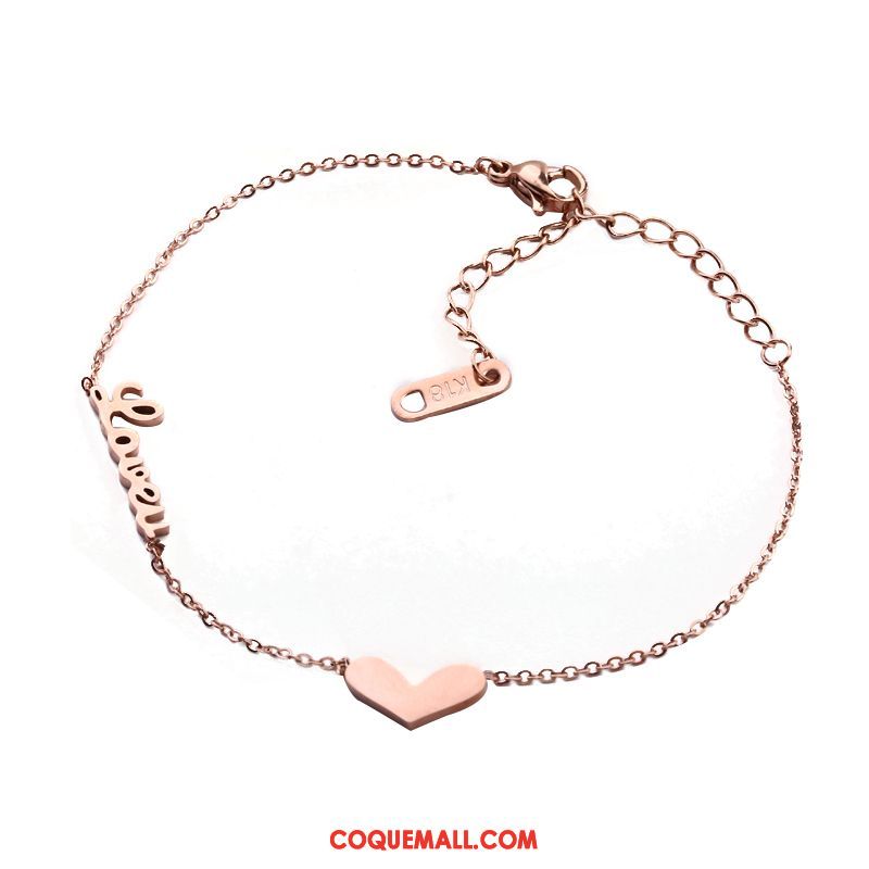 Bracelets Femme Rose Simple Tempérament, Bracelets Papillon Frais Gold