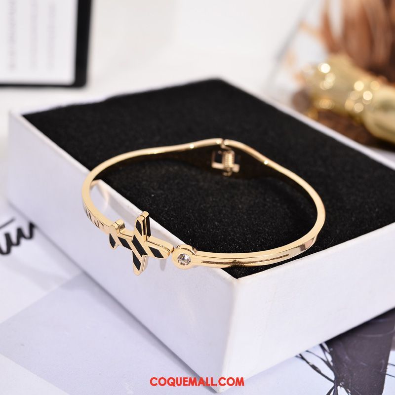 Bracelets Femme Tempérament Bracelet Europe, Bracelets Petit Mode Gold