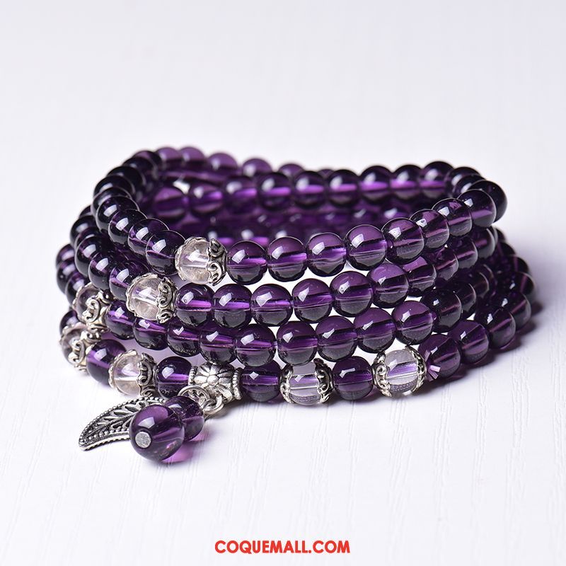 Bracelets Femme Violet Mode Poudre, Bracelets Étudiant Bracelet