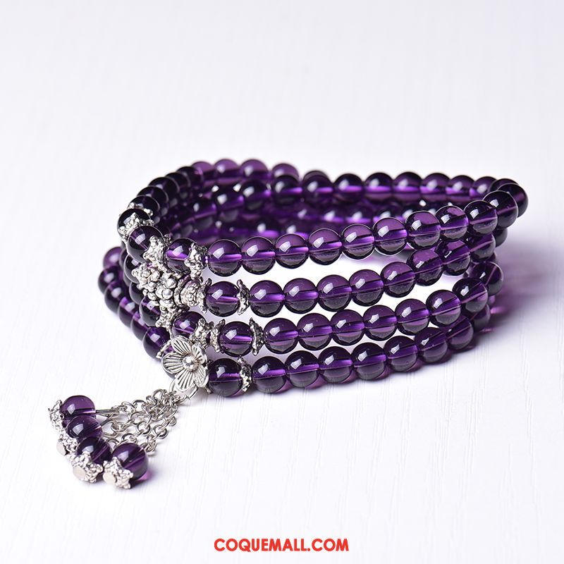 Bracelets Femme Violet Mode Poudre, Bracelets Étudiant Bracelet
