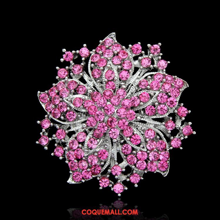 Broche Femme Badge Gros Pierres De Strass, Broche Cristal Châle