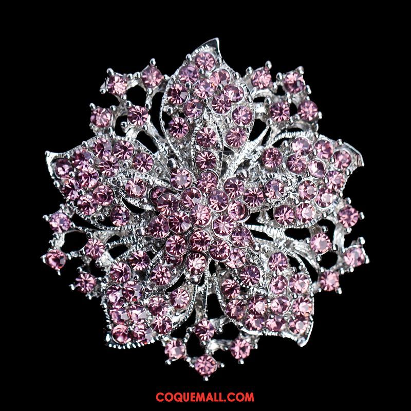 Broche Femme Badge Gros Pierres De Strass, Broche Cristal Châle