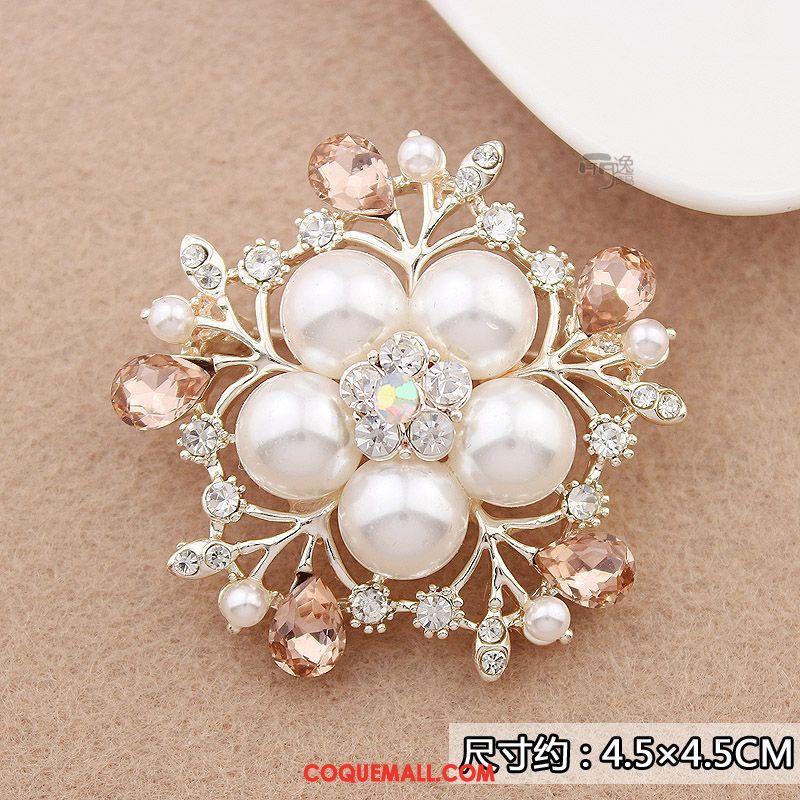 Broche Femme Boucle Haut Grade Perle, Broche Manteau Cardigan