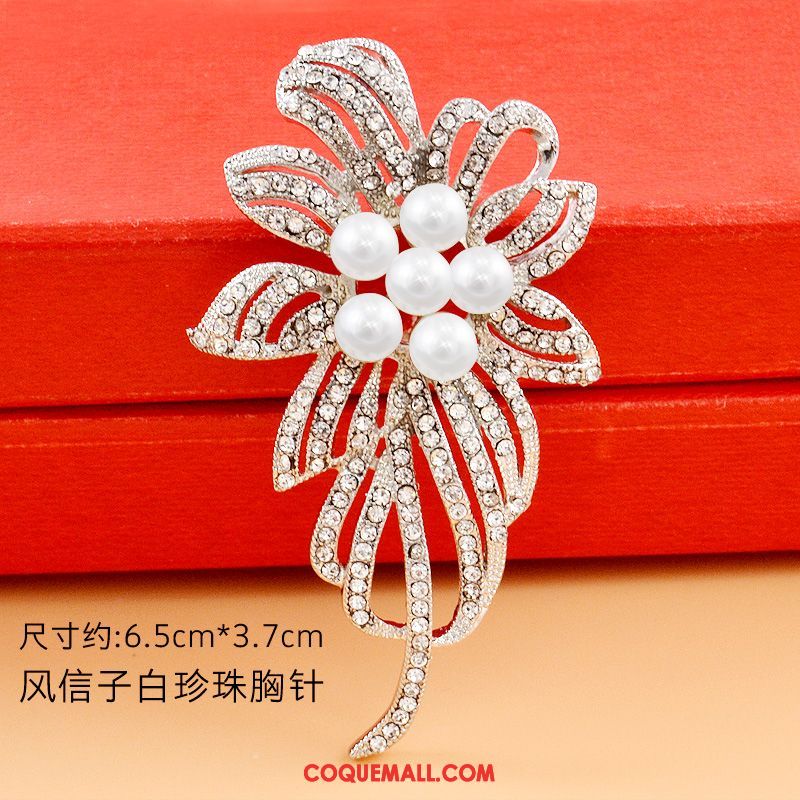 Broche Femme Gros Boucle D'écharpe Cristal, Broche Corsage Paon