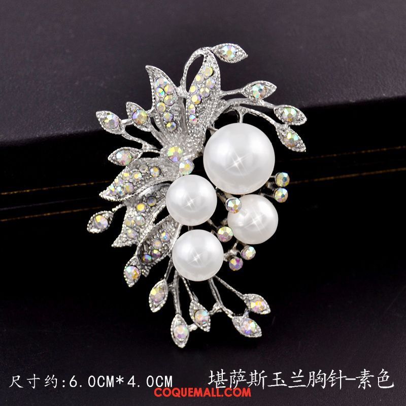 Broche Femme Gros Boucle D'écharpe Cristal, Broche Corsage Paon