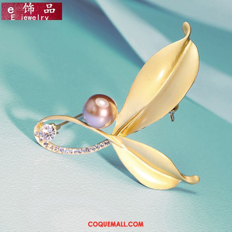 Broche Femme Haut Grade Perle Papillon, Broche Accessoires Cristal