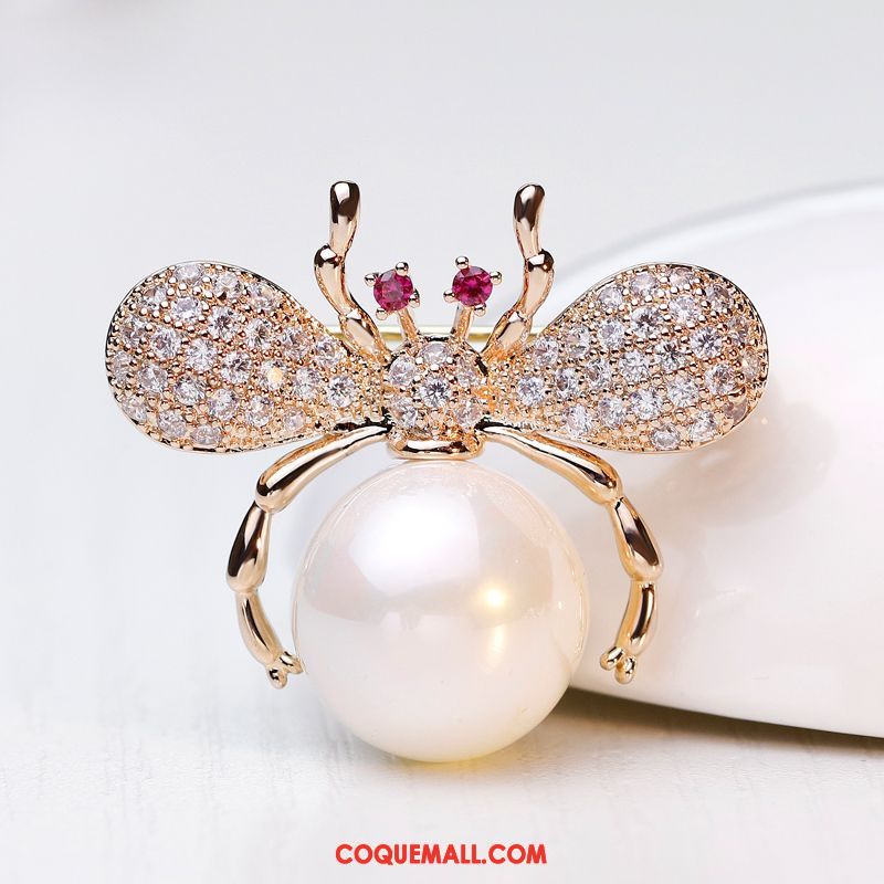 Broche Femme Mini Accessoires Corsage, Broche Perle Chemise