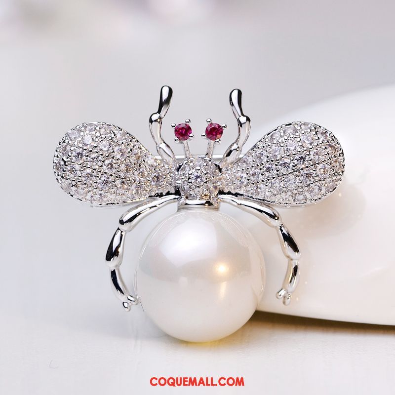 Broche Femme Mini Accessoires Corsage, Broche Perle Chemise