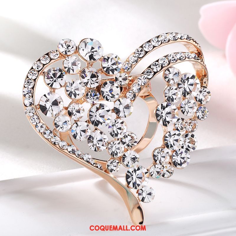 Broche Femme Personnalité Châle Pierres De Strass, Broche Accessoires Boucle D'écharpe