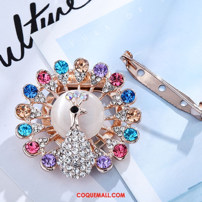 Broche Femme Personnalité Châle Pierres De Strass, Broche Accessoires Boucle D'écharpe