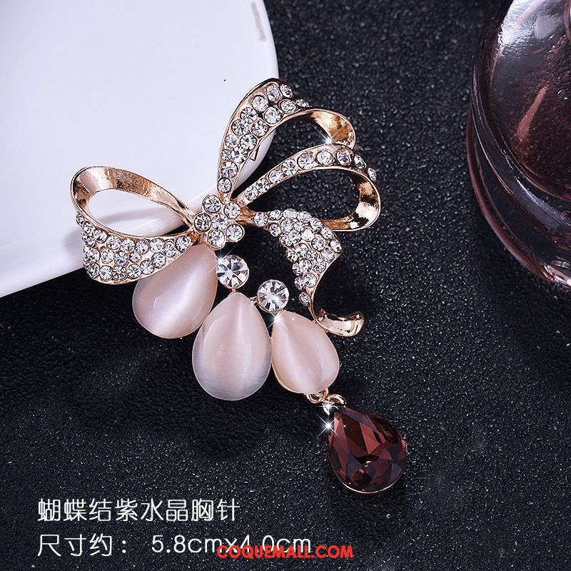 Broche Femme Tempérament Cristal Accessoires, Broche Corsage Mode