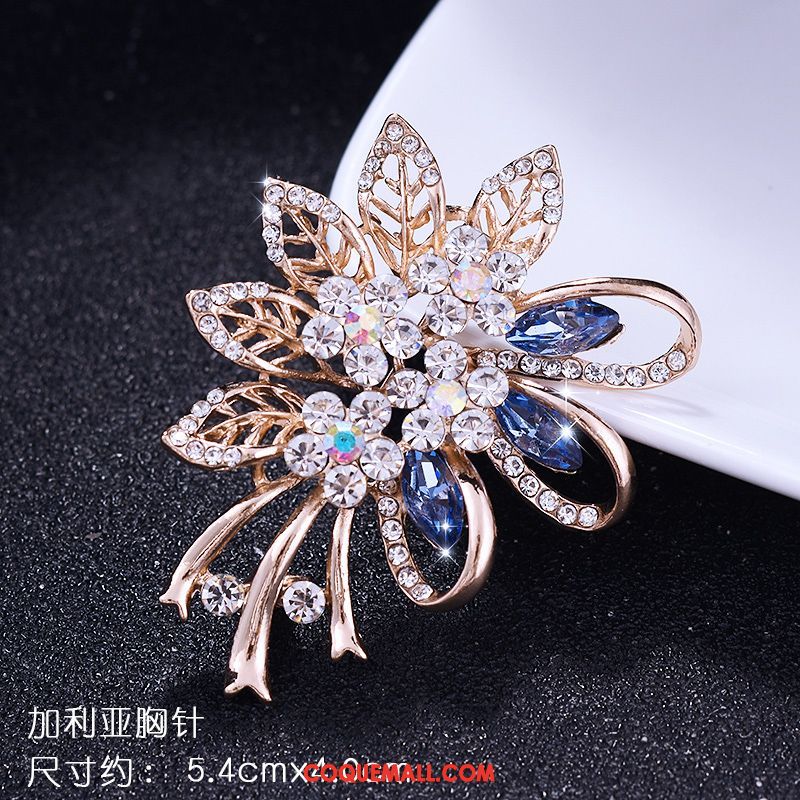 Broche Femme Tempérament Cristal Accessoires, Broche Corsage Mode